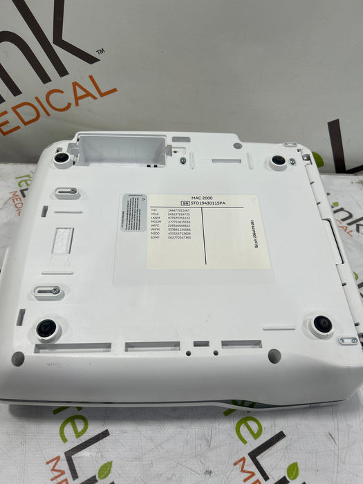 GE Healthcare GE Healthcare MAC 2000 ECG Cardiology reLink Medical