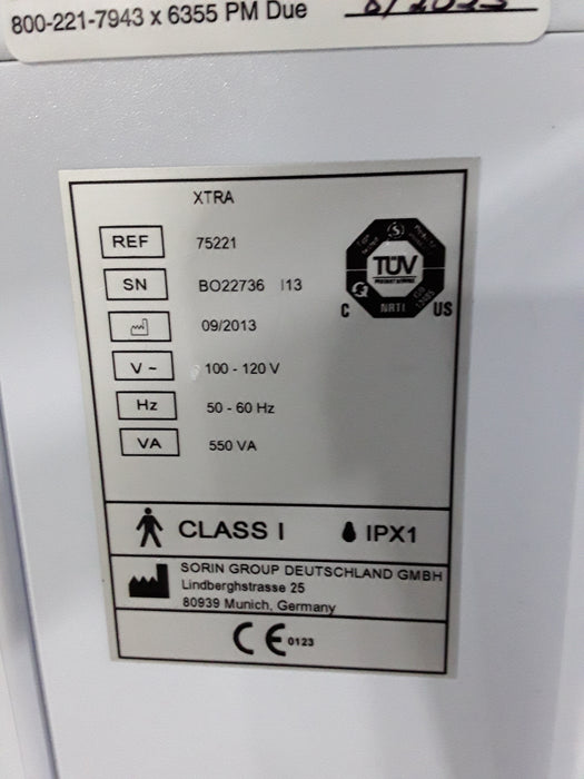 Sorin Group USA, Inc. Sorin Group USA, Inc. Xtra AutoTransfusion System Perfusion reLink Medical