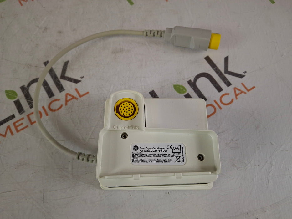 GE Healthcare Solar CapnoFlex 2027759-001 Adapter