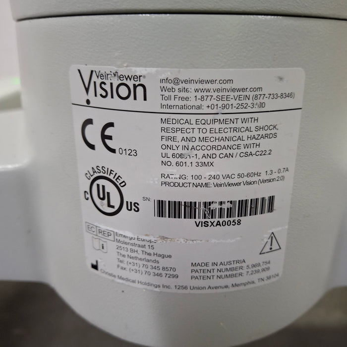 Christie Medical Holdings VeinViewer Vision Vein Viewer