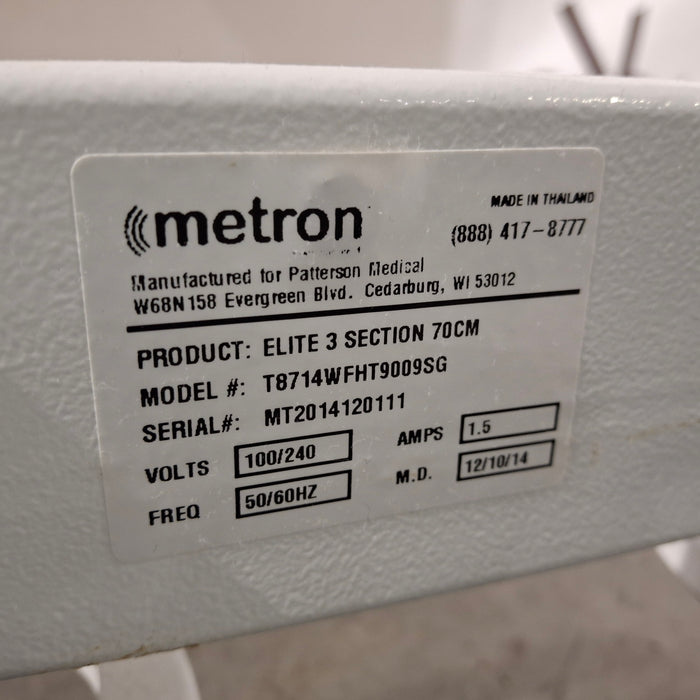 Metron Medical Metron Medical Elite 3 Section Treatment Table Fitness and Rehab Equipment reLink Medical