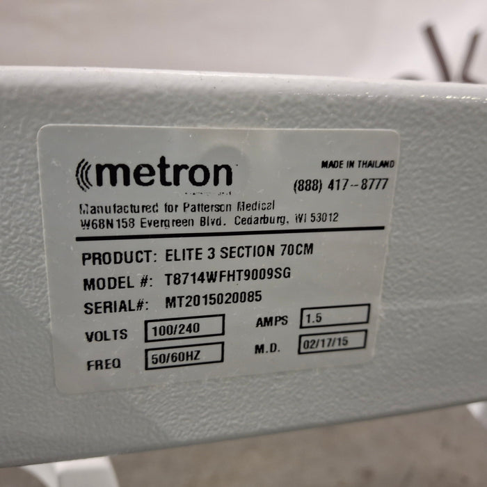 Metron Medical Metron Medical Elite 3 Section Treatment Table Fitness and Rehab Equipment reLink Medical