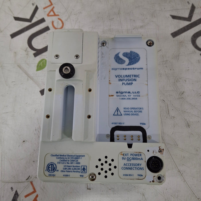 Baxter Sigma Spectrum w/Non Wireless or No Battery Infusion Pump