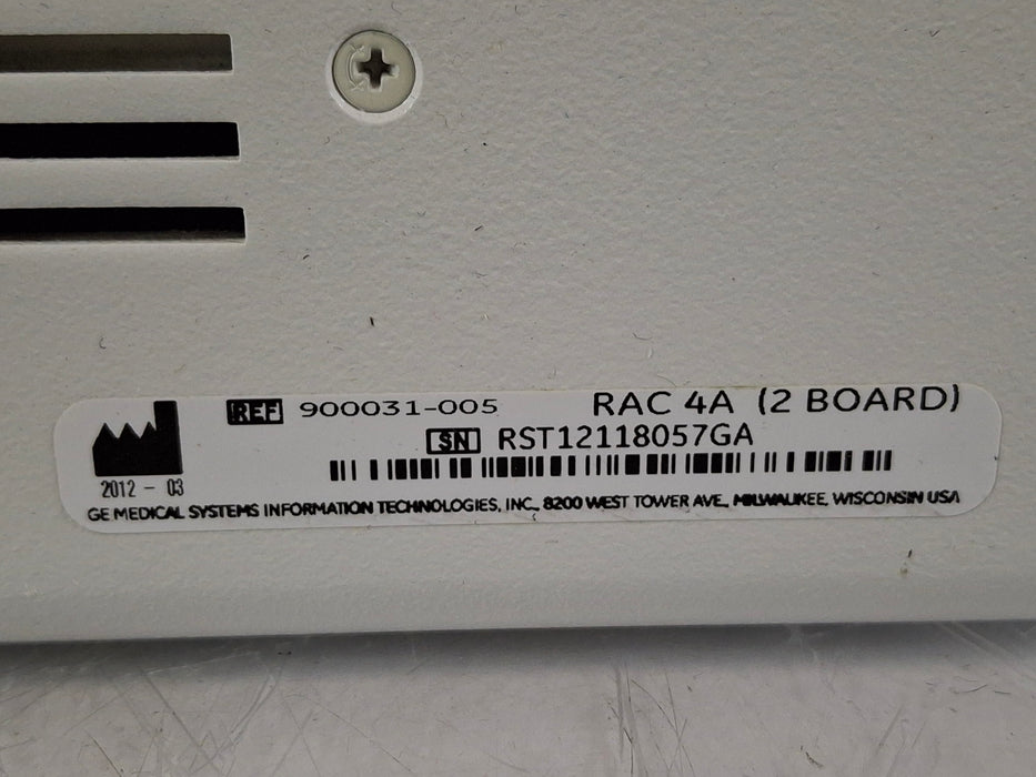 GE Healthcare TRAM-RAC 4A Module Rack