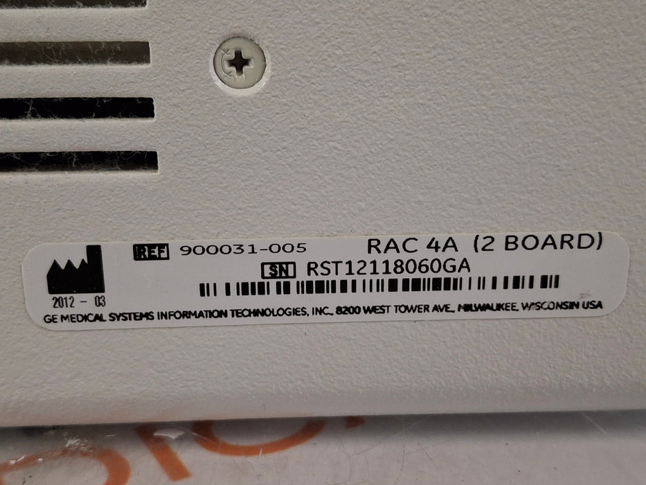 GE Healthcare TRAM-RAC 4A Module Rack