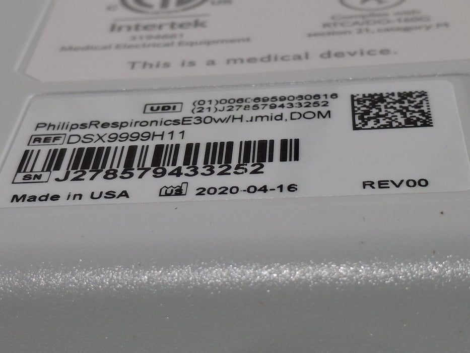 Philips Philips Respironics E30 Ventilator Respiratory reLink Medical