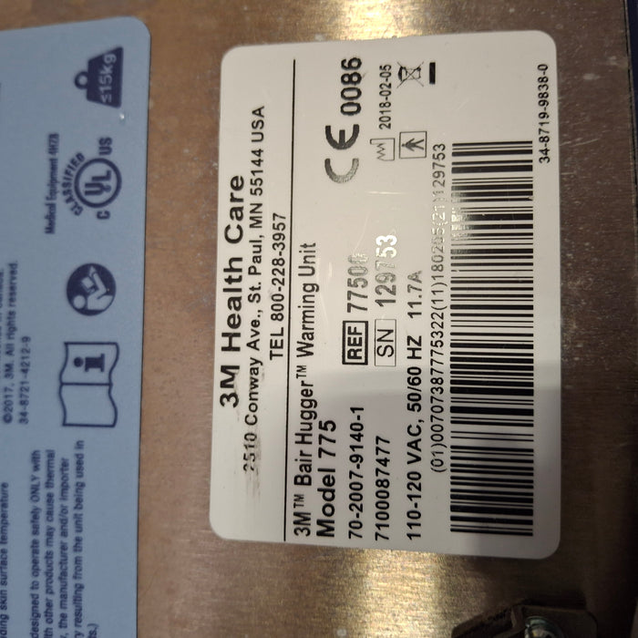 3M 3M Bair Hugger 775 Patient Warmer Temperature Control Units reLink Medical