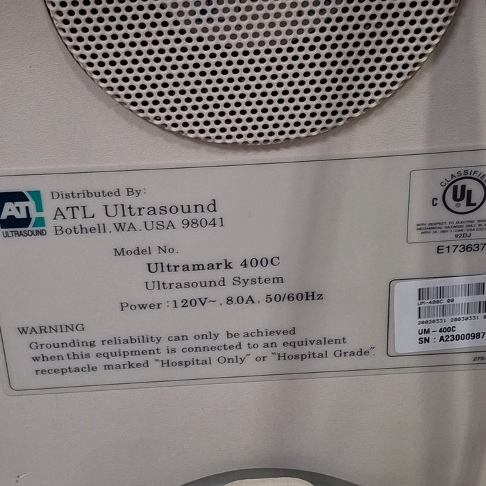 ATL Ultrasound UltraMark 400c Ultrasound