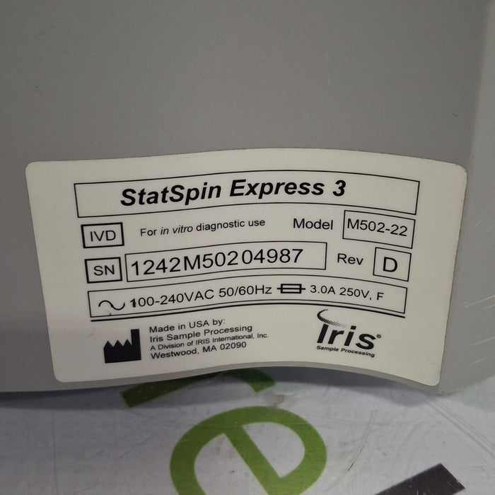 IRIS Medical IRIS Medical StatSpin Express 3 Centrifuge Centrifuges reLink Medical