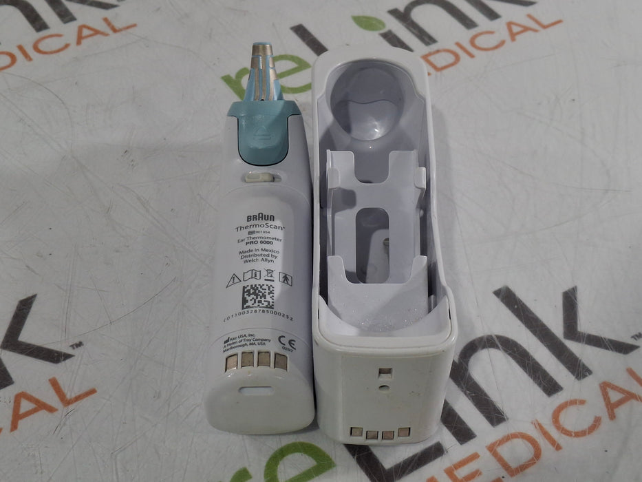 Welch Allyn Welch Allyn Braun ThermoScan PRO 6000 Ear Thermometer Diagnostic Exam Equipment reLink Medical