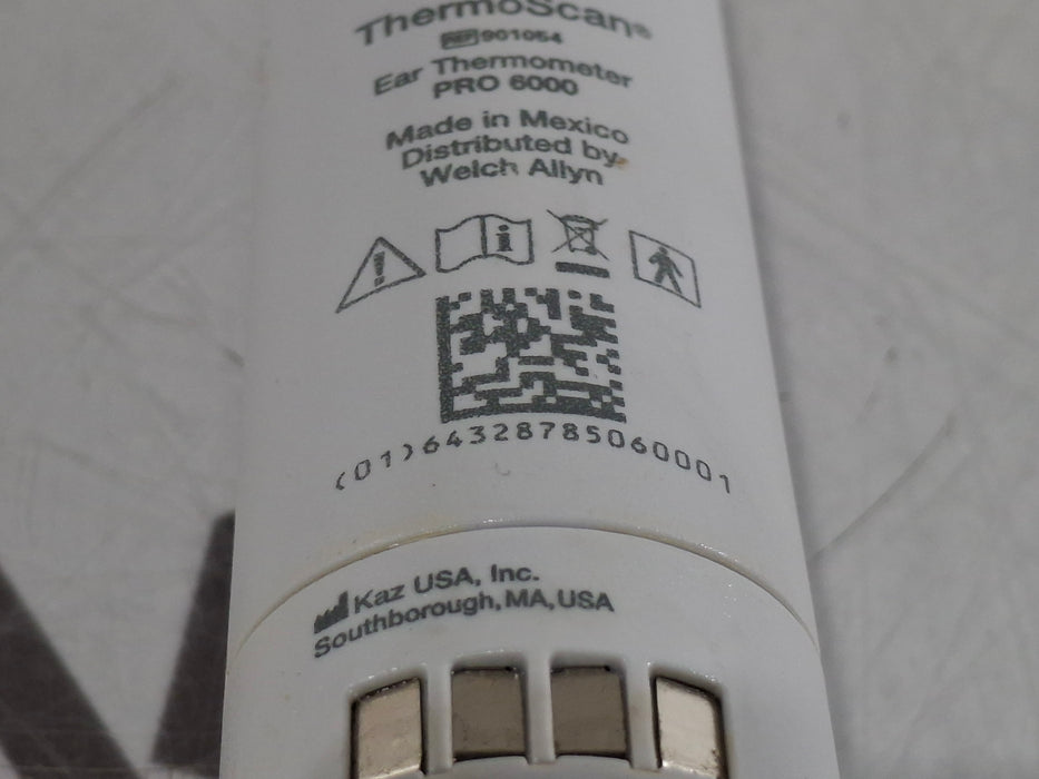 Welch Allyn Braun ThermoScan PRO 6000 Ear Thermometer