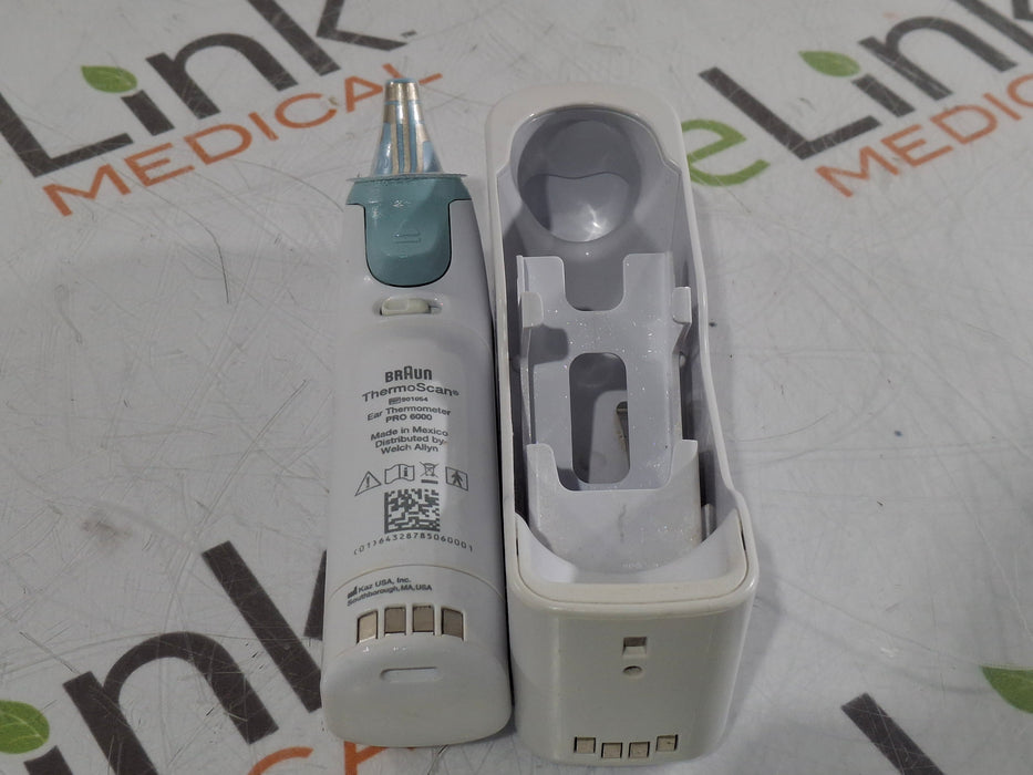 Welch Allyn Welch Allyn Braun ThermoScan PRO 6000 Ear Thermometer Diagnostic Exam Equipment reLink Medical