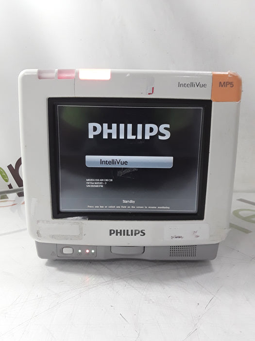 Philips Intellivue MP5 - ECG, Fast SpO2, NIBP, CO2 Patient Monitor