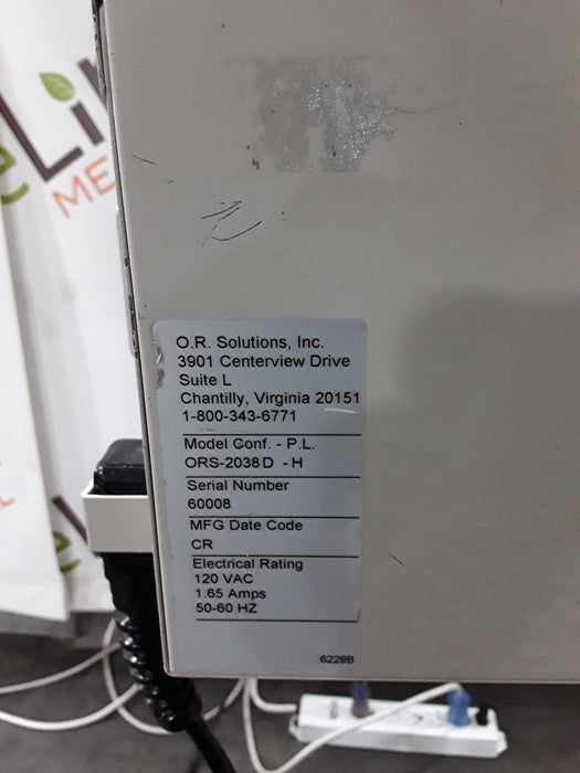 OR Solutions ORS-2038D Solution Warmer