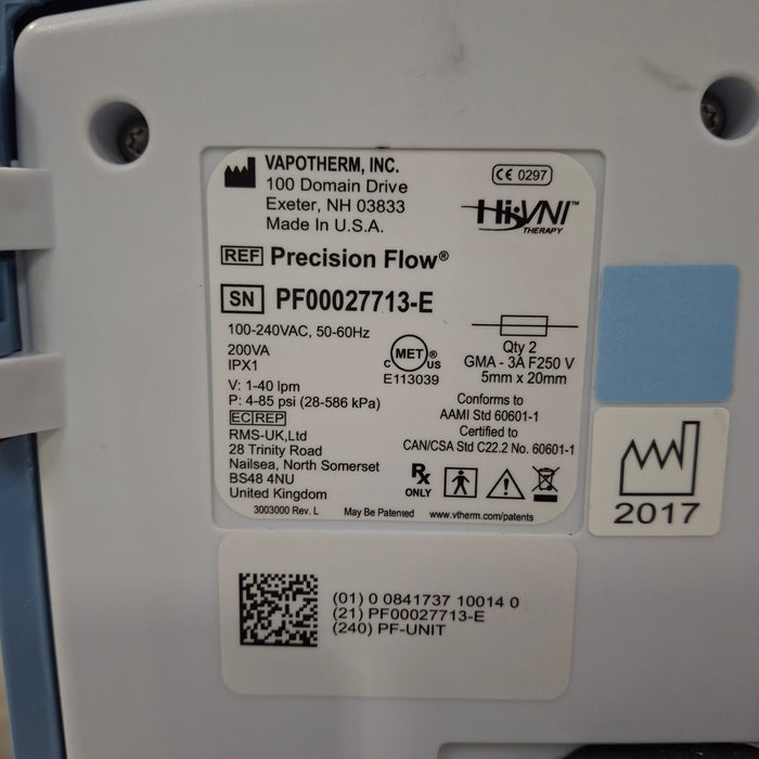 Vapotherm Precision Flow Meter Humidifier
