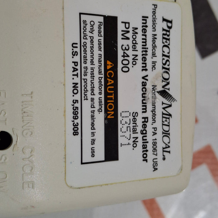 Precision Medical PM3400 Pediatric Continuous Intermittent Vacuum Regulator