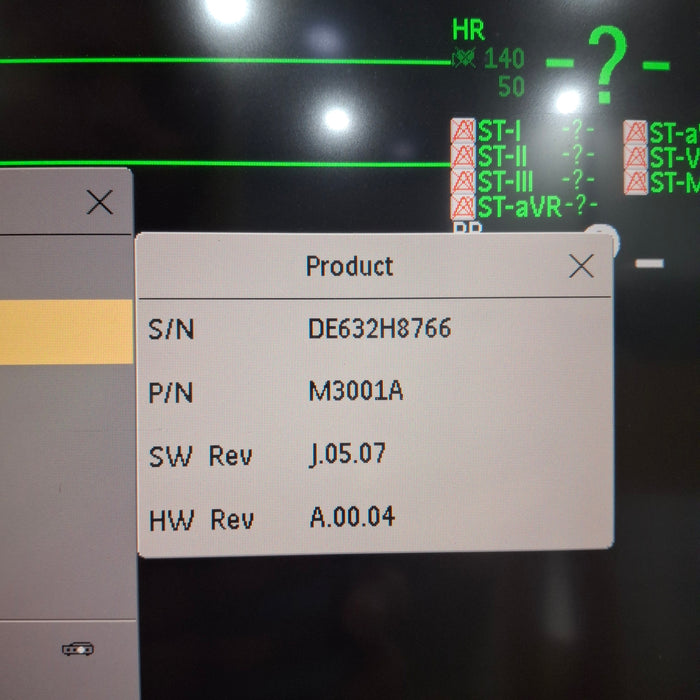 Philips M3001A-A01C18 Fast SpO2, NIBP, 12 lead ECG, Temp, IBP MMS Module
