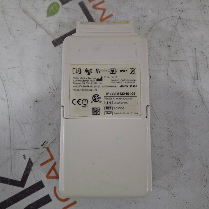Philips Philips MX40 1.4 ECG 865350 Telemetry Transmitter Patient Monitors reLink Medical