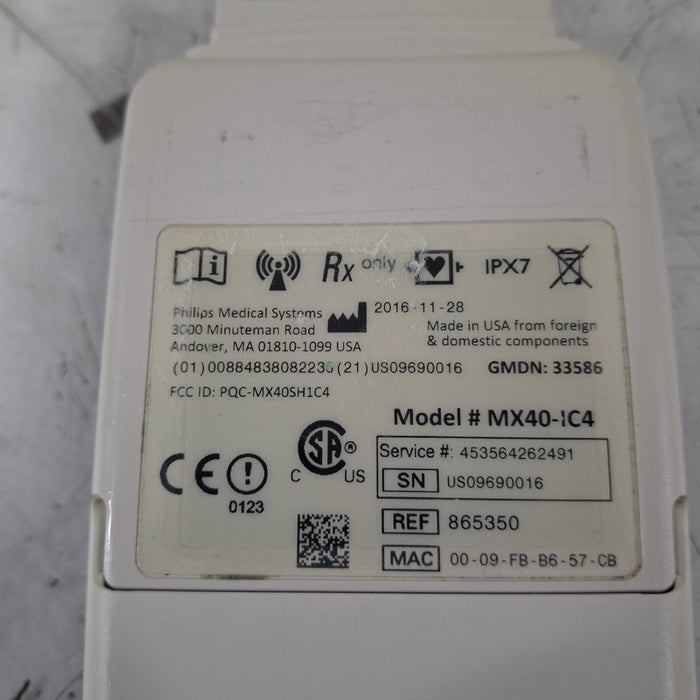 Philips Philips MX40 1.4 ECG 865350 Telemetry Transmitter Patient Monitors reLink Medical