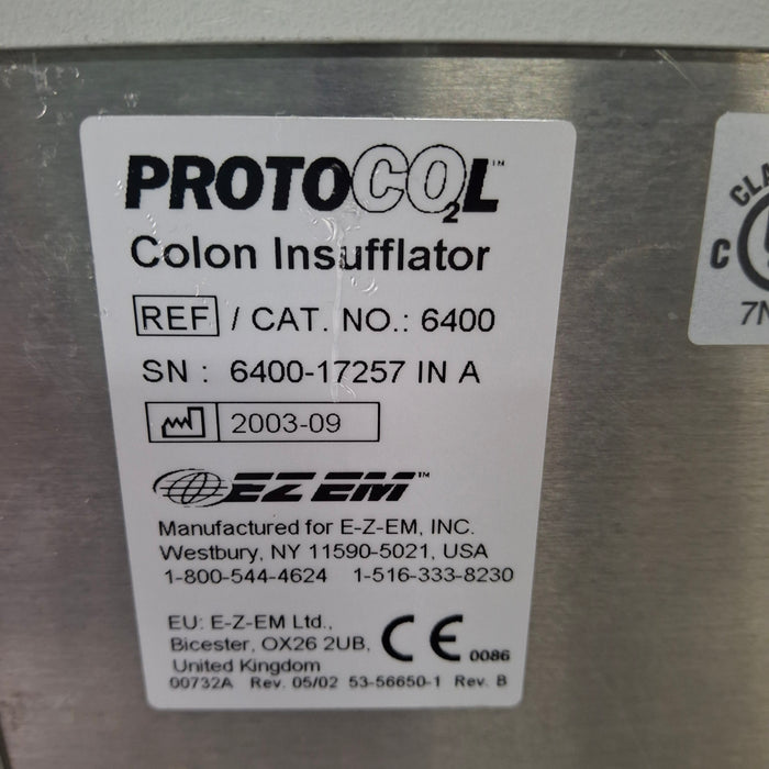 EZ EM Products EZ EM Products Protocol 6400 Colon Insufflator Rigid Endoscopy reLink Medical