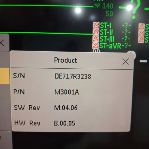 Philips Philips M3001A-A01C12 Fast SpO2, NIBP, 12 lead ECG MMS Module Patient Monitors reLink Medical