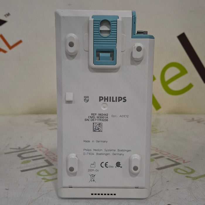 Philips Philips M3001A-A01C12 Fast SpO2, NIBP, 12 lead ECG MMS Module Patient Monitors reLink Medical