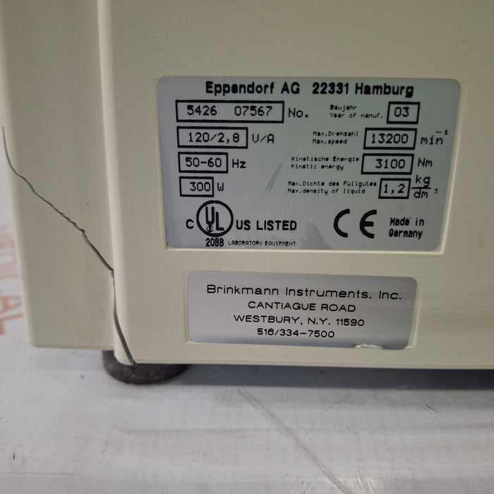 Eppendorf 5415R Centrifuge
