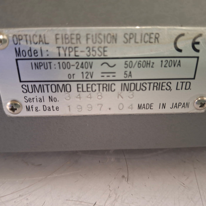Sumitomo Sumitomo Type-35SE Optical Fiber Fusion Splicer Industrial Equipment reLink Medical