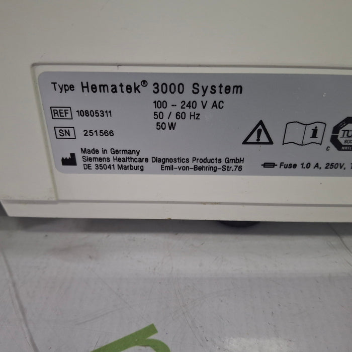 Siemens Hematek 3000 Slide Stainer