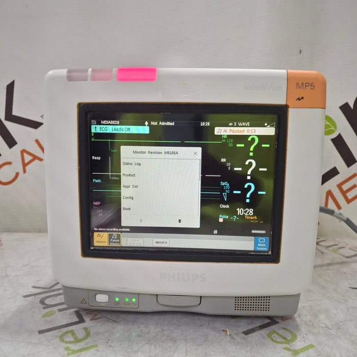 Philips Philips Intellivue MP5 - ECG, Fast SpO2, NIBP Patient Monitor Patient Monitors reLink Medical