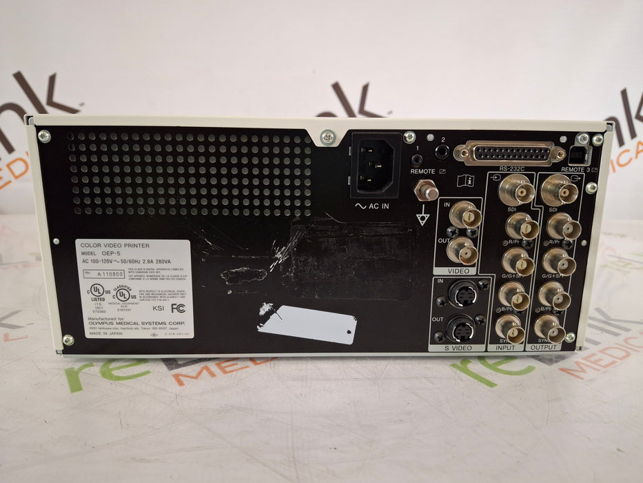 Olympus Olympus OEP-5 Color Video Printer Flexible Endoscopy reLink Medical