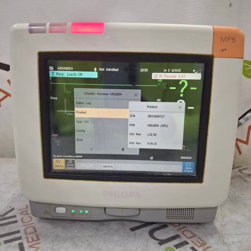 Philips Philips Intellivue MP5 - ECG, Fast SpO2, NIBP Patient Monitor Patient Monitors reLink Medical