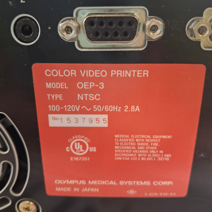 Olympus Olympus OEP-3 Color Video Printer Flexible Endoscopy reLink Medical