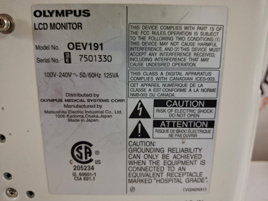 Olympus OEV191 Medical Display