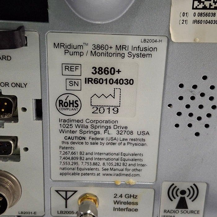 Iradimed MRidium 3860+ w/3861 MRI Infusion Pump
