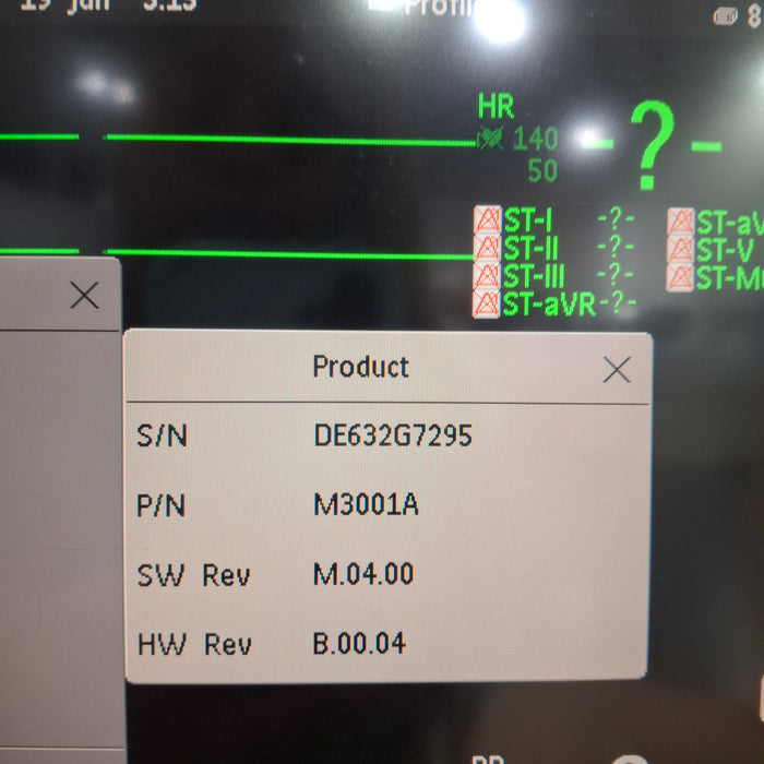 Philips M3001A-A03C06 Masimo SpO2, NIBP, ECG, Temp, IBP MMS Module