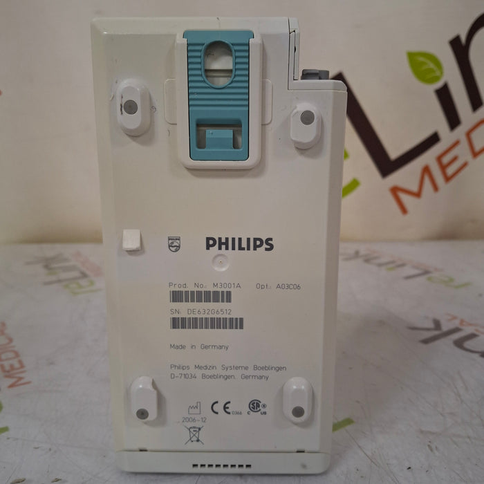 Philips M3001A-A03C06 Masimo SpO2, NIBP, ECG, Temp, IBP MMS Module
