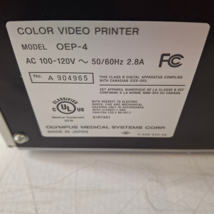 Olympus Olympus OEP-4 Color Video Printer Flexible Endoscopy reLink Medical