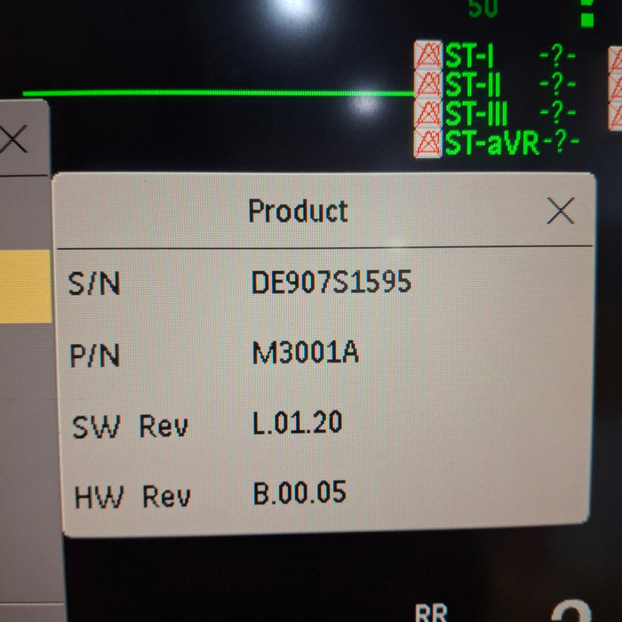 Philips M3001A-A03C06 Masimo SpO2, NIBP, ECG, Temp, IBP MMS Module