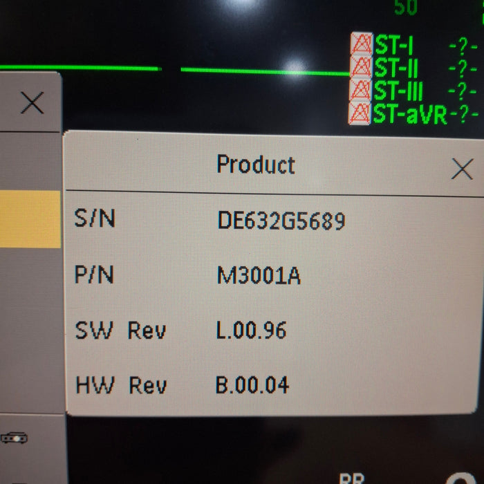 Philips M3001A-A03C06 Masimo SpO2, NIBP, ECG, Temp, IBP MMS Module