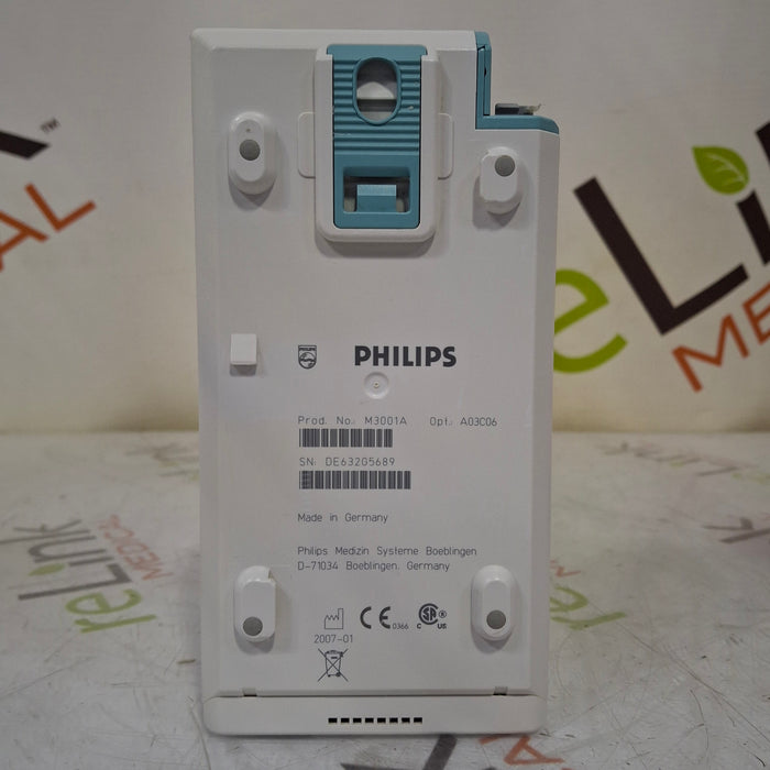 Philips M3001A-A03C06 Masimo SpO2, NIBP, ECG, Temp, IBP MMS Module