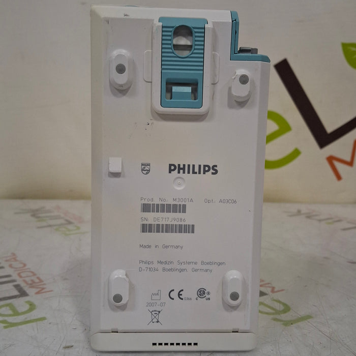 Philips M3001A-A03C06 Masimo SpO2, NIBP, ECG, Temp, IBP MMS Module
