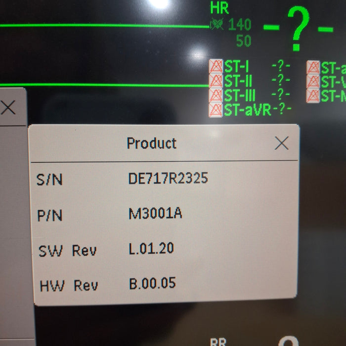 Philips M3001A-A03C06 Masimo SpO2, NIBP, ECG, Temp, IBP MMS Module