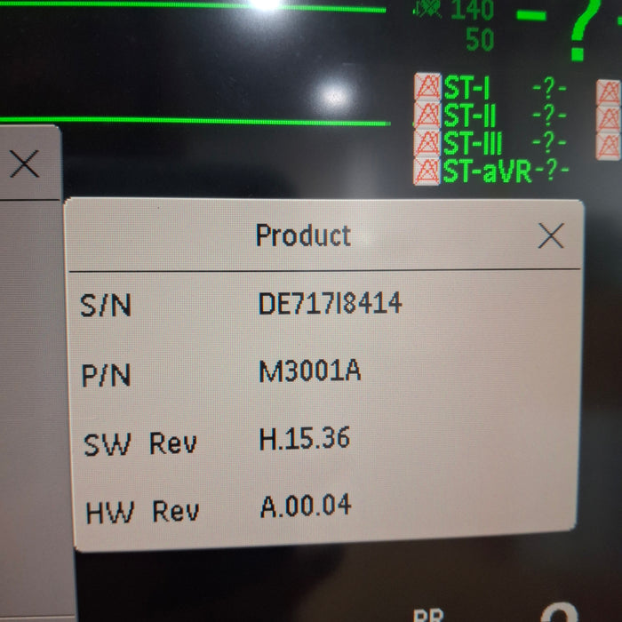 Philips M3001A-A03C06 Masimo SpO2, NIBP, ECG, Temp, IBP MMS Module
