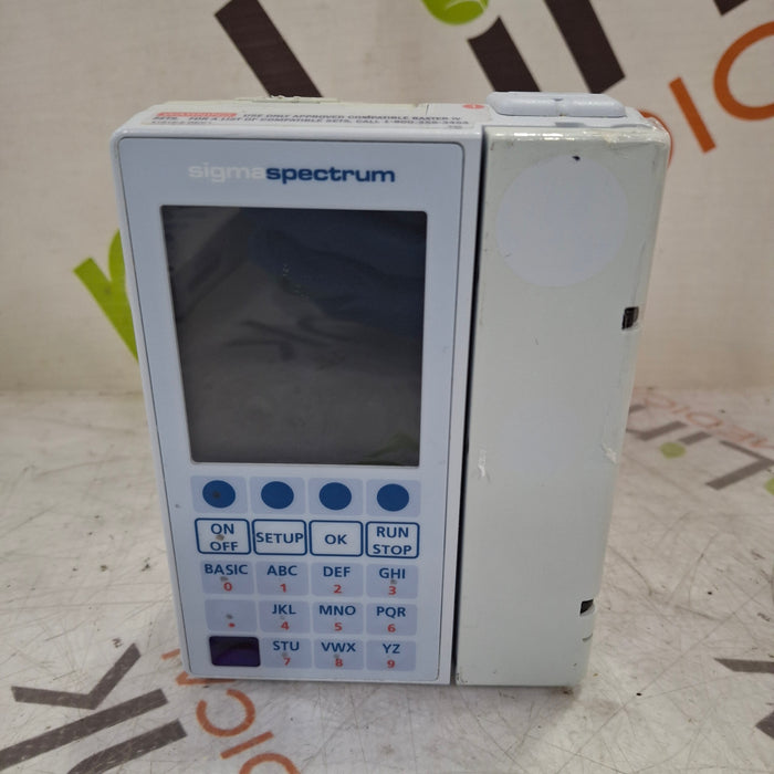 Baxter Sigma Spectrum 6.05.13 with B/G Battery Infusion Pump