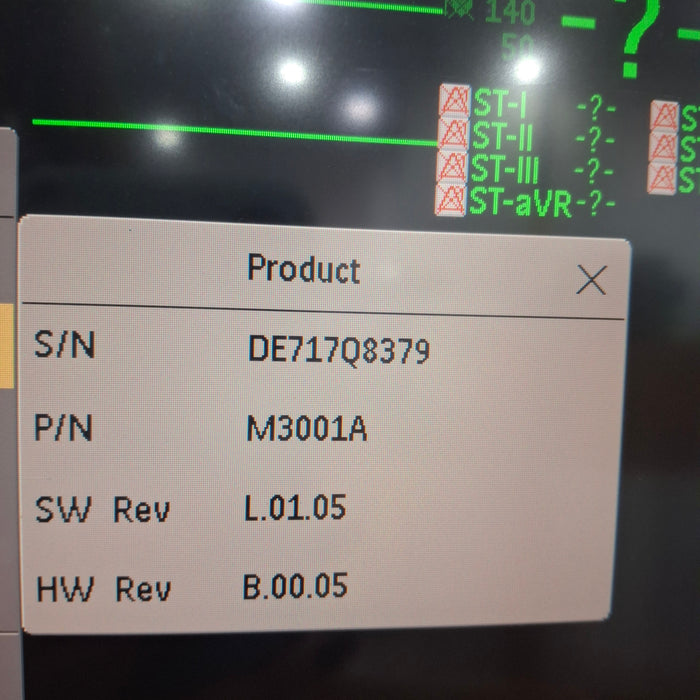 Philips M3001A-A03C06 Masimo SpO2, NIBP, ECG, Temp, IBP MMS Module