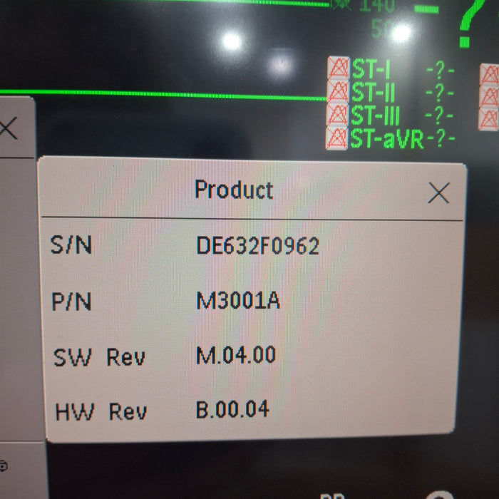 Philips M3001A-A03C06 Masimo SpO2, NIBP, ECG, Temp, IBP MMS Module