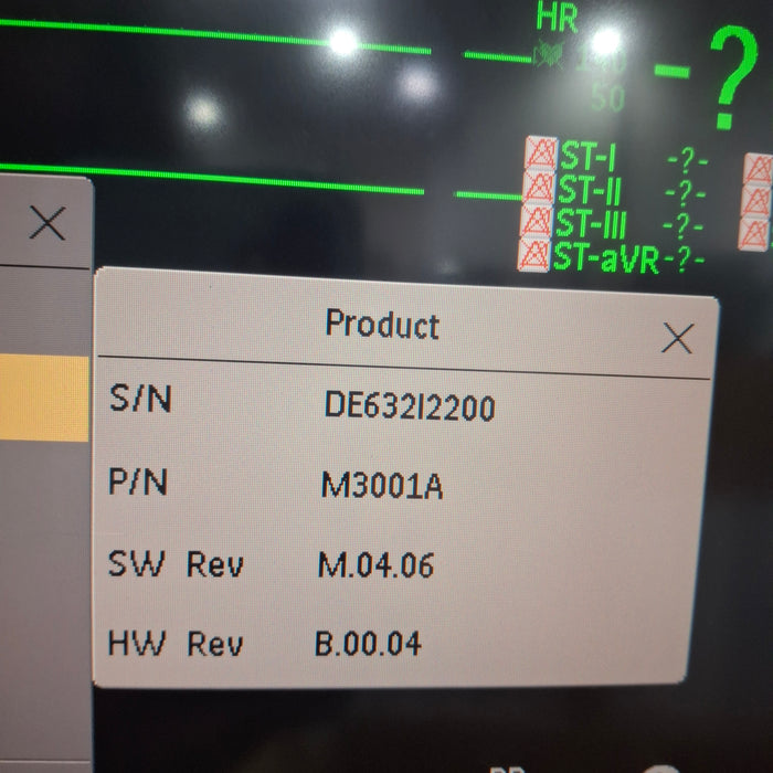 Philips M3001A-A03C06 Masimo SpO2, NIBP, ECG, Temp, IBP MMS Module