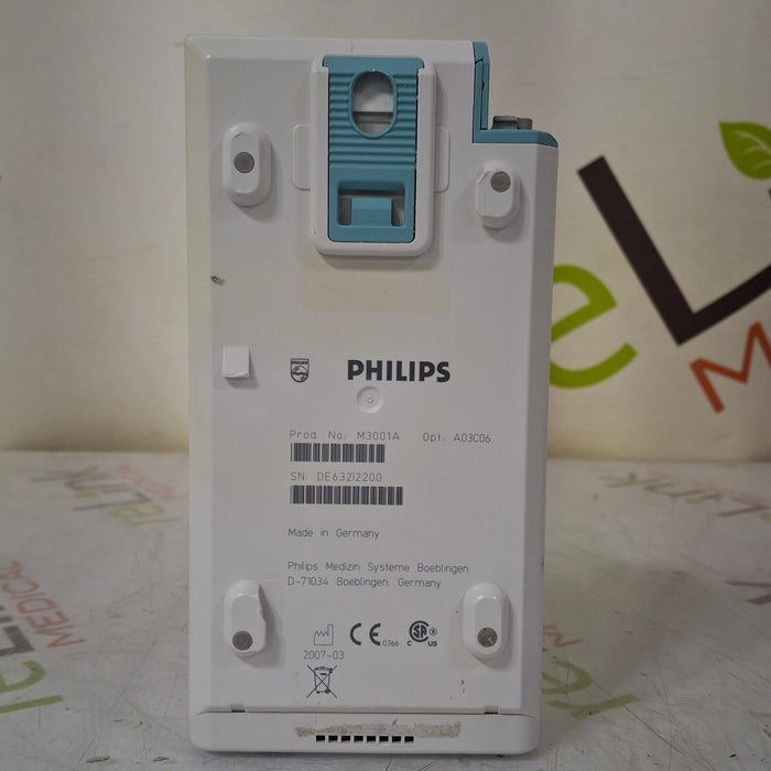 Philips M3001A-A03C06 Masimo SpO2, NIBP, ECG, Temp, IBP MMS Module