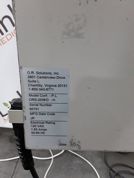 OR Solutions OR Solutions ORS-2038D Solution Warmer Surgical Equipment reLink Medical